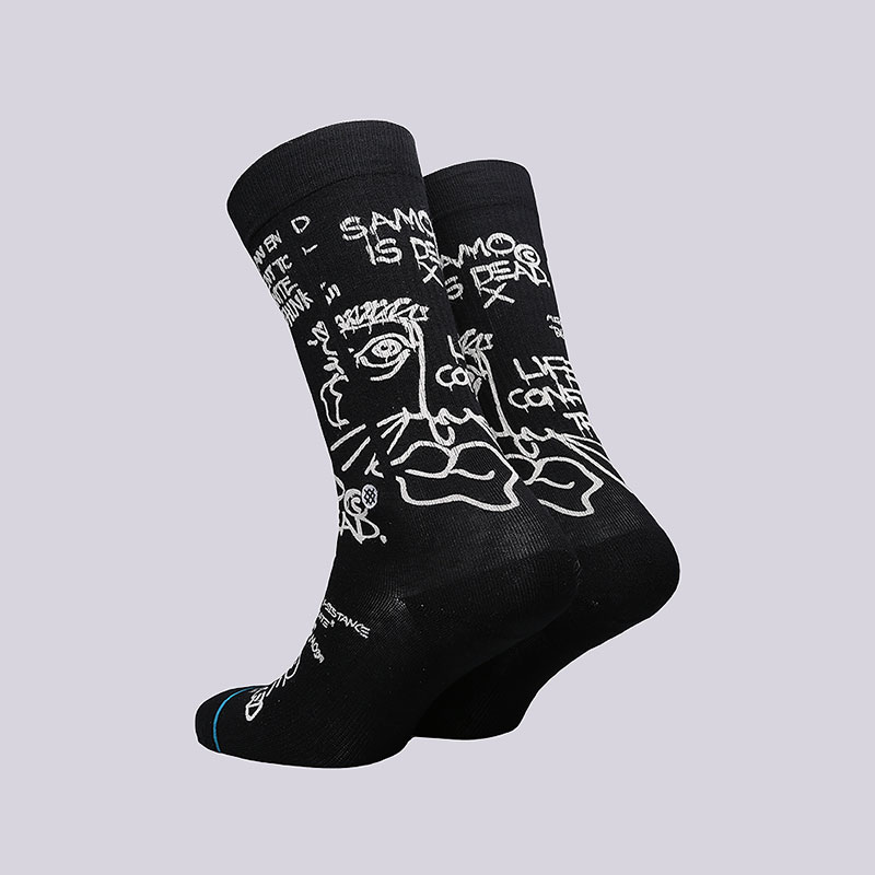мужские черные носки Stance Samo Is Dead M546C18SAM-BLACK - цена, описание, фото 2